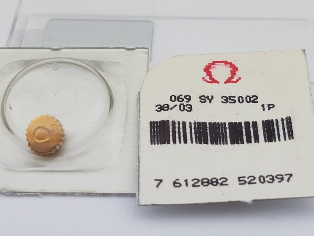 Omega 069 35002 Crown SY Gold plated OR